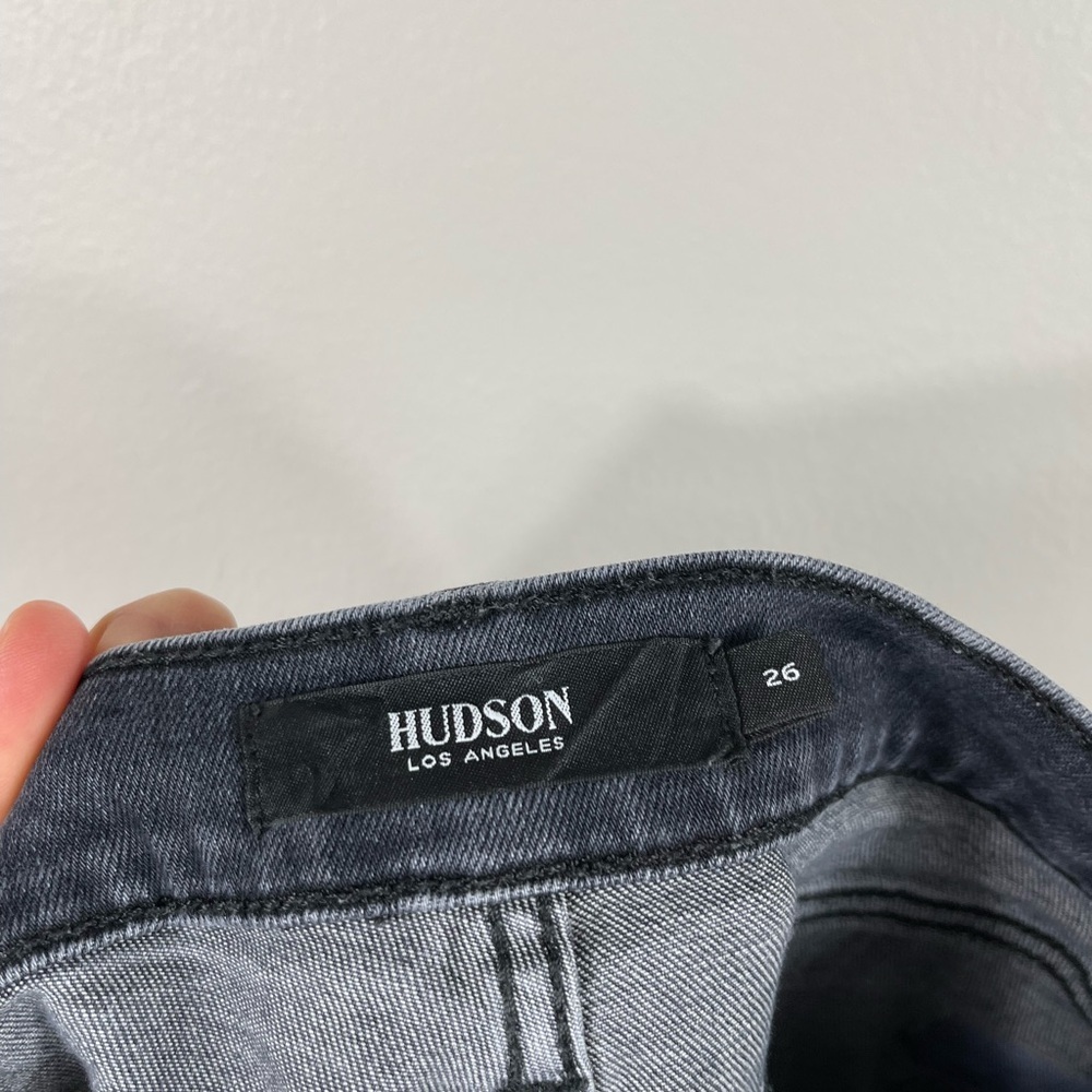 Hudson Barbara Super Skinny Denim Jeans Cotton Casual Size 26 - Picture 11 of 14